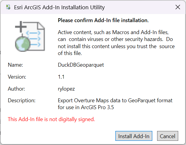 Overture Maps and ArcGIS Pro 3.5