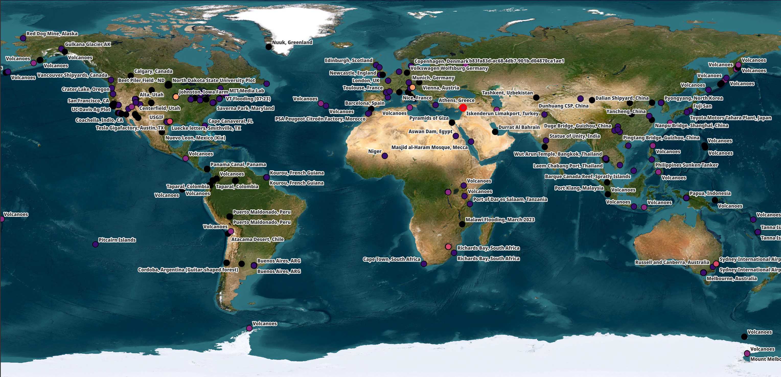 Umbras Open Data Locations